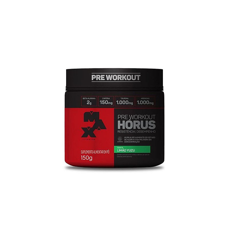 Horus PrÉ Treino Max Titanium 150g Ninja Suplementos Curitiba 41 3045 8841 Loja Física E 4936