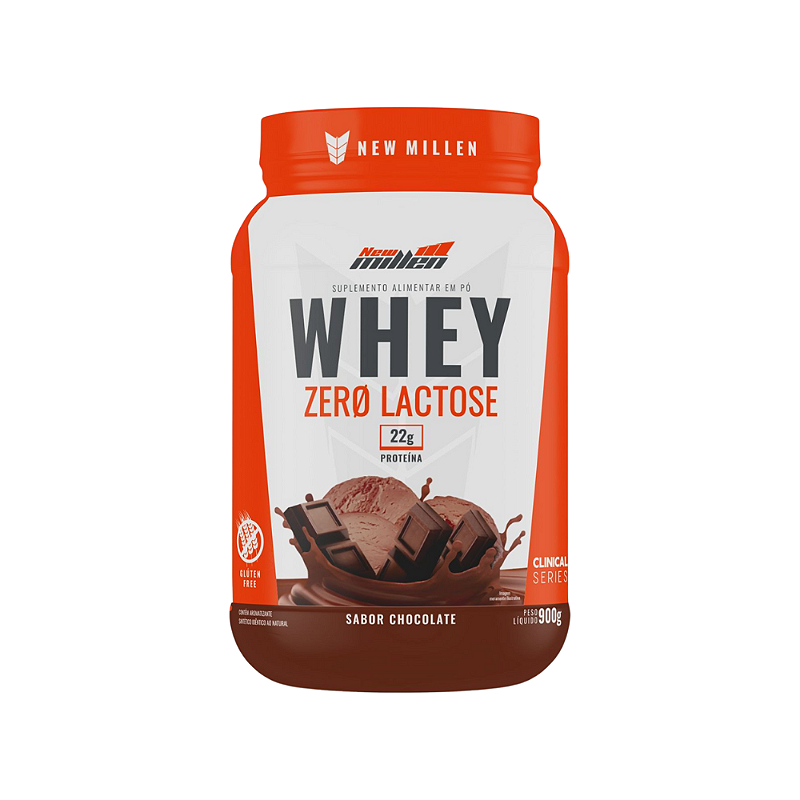 WHEY ZERO LACTOSE NEW MILLEN - 900G - Ninja Suplementos Curitiba