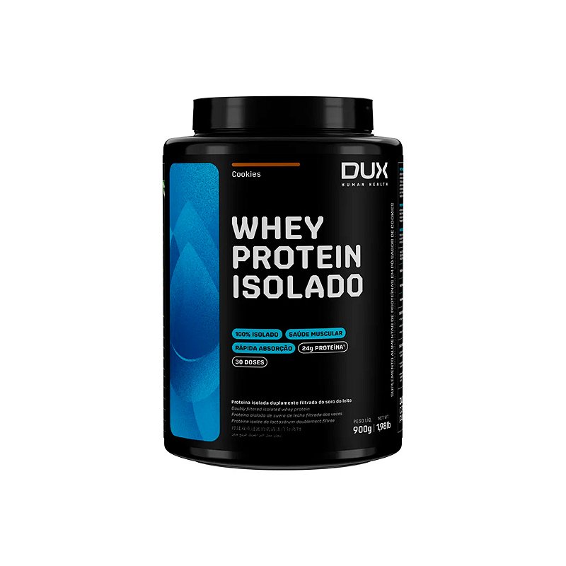 WHEY PROTEIN ISOLADO DUX NUTRITION - 900G - Ninja Suplementos