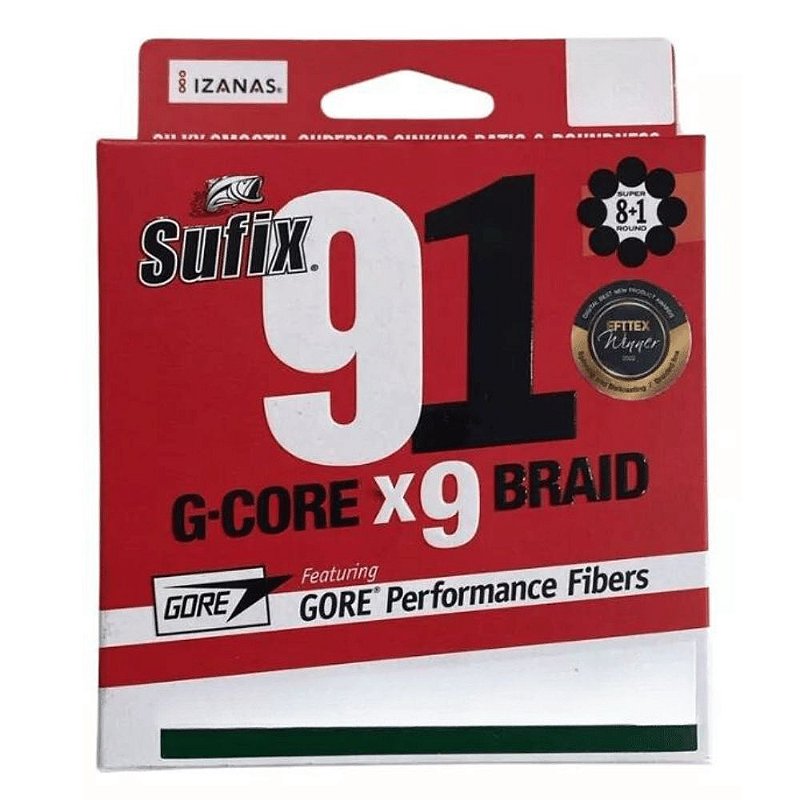 LINHA MULTIFILAMENTO - SFX 91 BRAID 300MT 0,33 60LBS VERDE - SCPesca