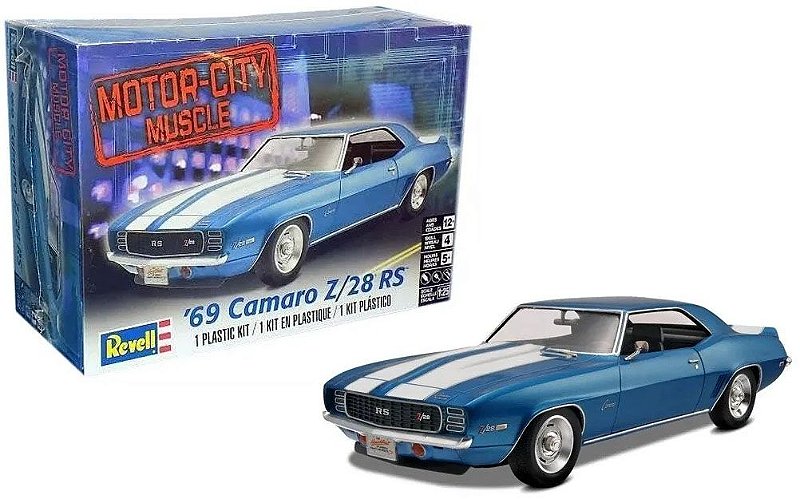 Kit Maquette Revell Chevrolet Camaro Z/28 1969 - Échelle 1/25 - Réf. 85-2148 - Neuf Sous Blister