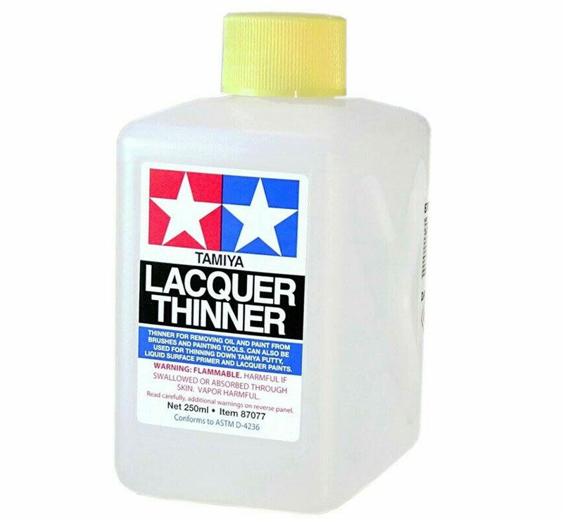 Tamiya 87077 Lacquer Thinner 250ml - WAH WAH MODEL SHOP