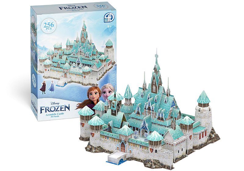 Quebra-cabeça 3D (3D Puzzle) Disney Frozen II Arendelle Castle