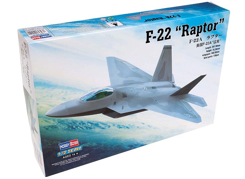 F-22 Raptor - 1/72 - HobbyBoss 80210 - BLIMPS