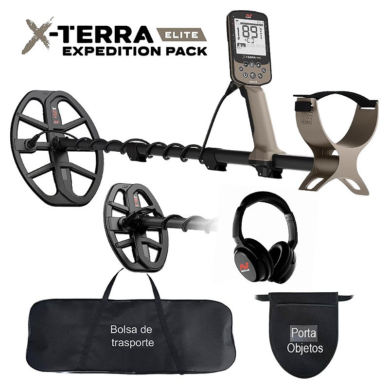X Terra Elite Expedition Minelab Detector de MEtais Prova dagua