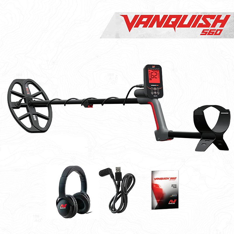 Vanquish 560 Novo Detector de Metais Minelab Mais Vendido - Metal Gold