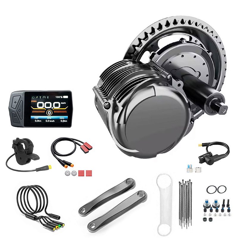 Motor TSDZ 750w 48v Mid Drive bluetooth kit eletrico para