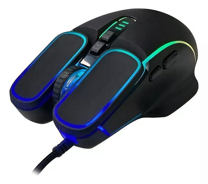 MOOMO ムーモ Mouse Gamer 7D Xplosion 8000DPI Mox MO-ME200 - Importados NAVI Atacado