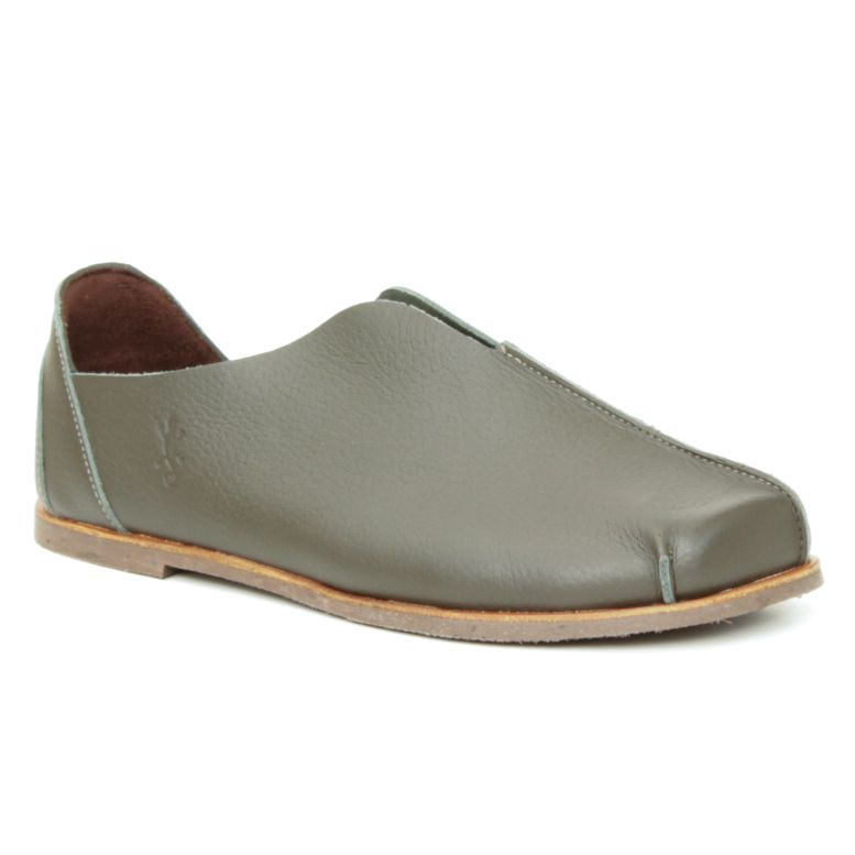 sapato feminino verde musgo