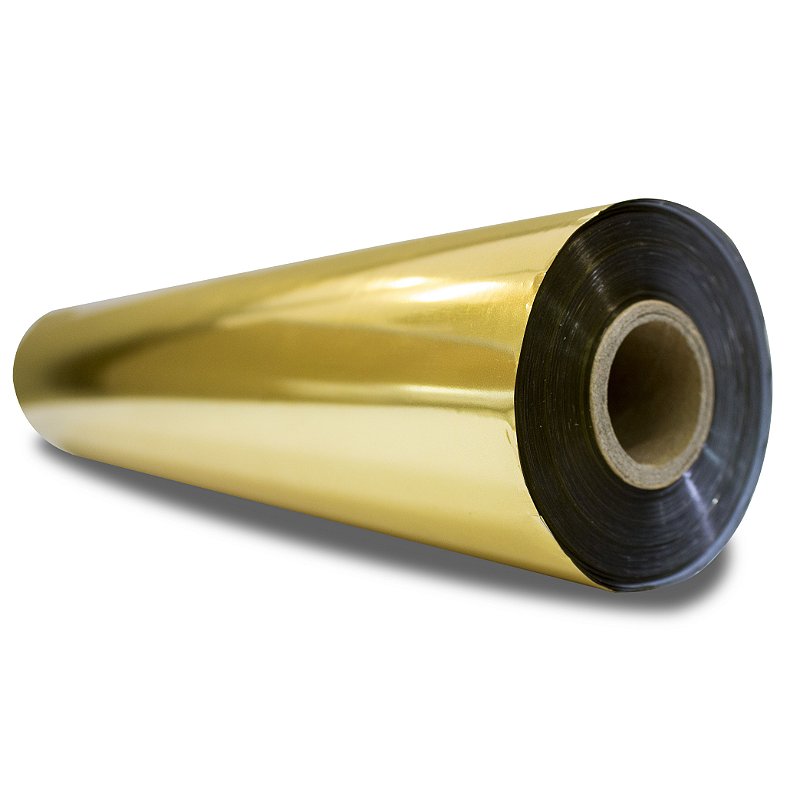 Foil Textil Ouro (320mm x 120m) - Tintas para Impressora