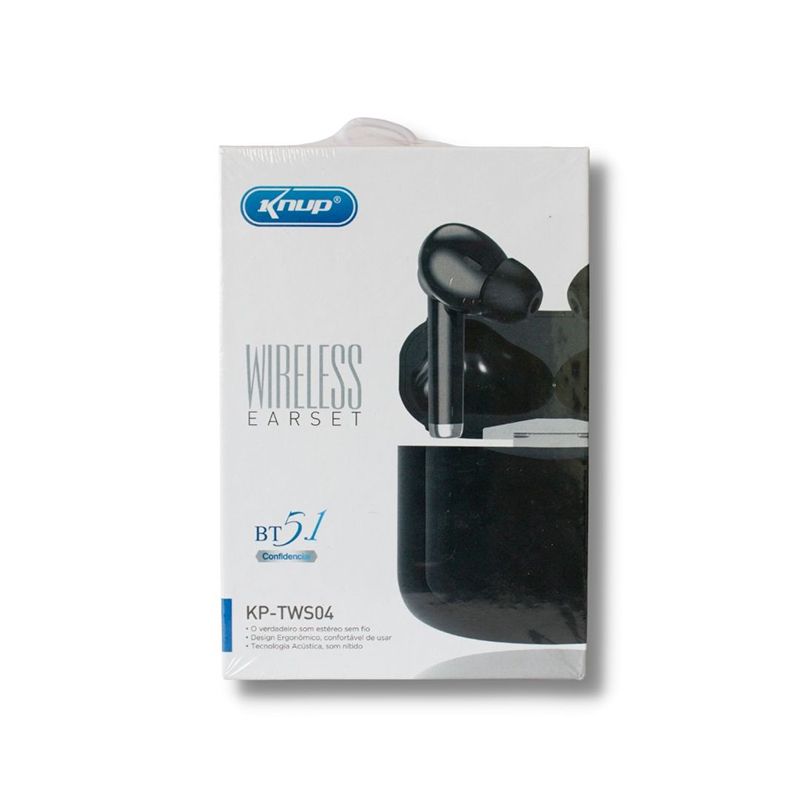 Fone de Ouvido Bluetooth 5.1 KP-TWS04 