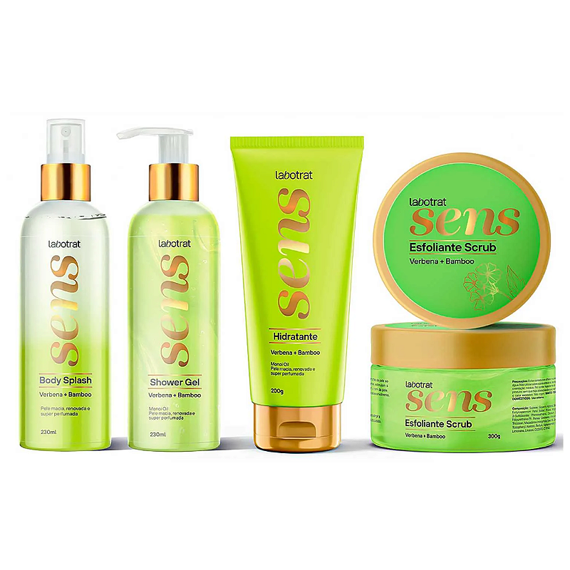 Kit Sens Verbena e Bamboo 4 Produtos Labotrat - Cosméticos Natalia