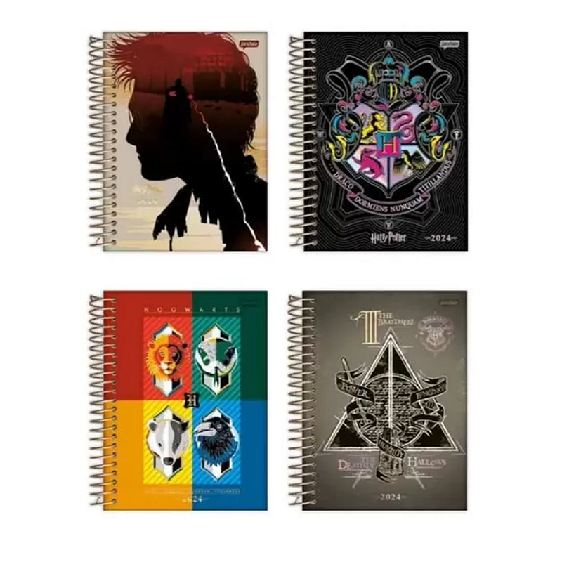 Agenda Planner Harry Potter Diária 2024 - Papel Picado - Papelaria,  presentes, Scrapbook, decoração e muito mais