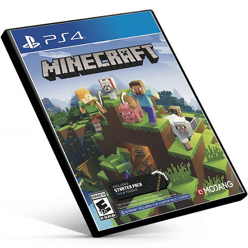 Minecraft ps4 psn midia digital - MSQ Games