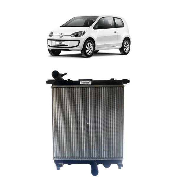 Vw Up Radiator Replacement Radiador do Up c/Ar - Volkswagen 2014 até 2018 USADO/SEMINOVO-VALEO ...