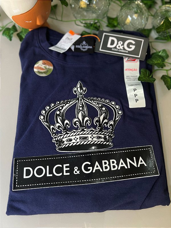 Camiseta Dolce & Gabbana Masculina - Outlet de Grifes