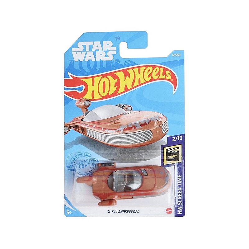 Hot Wheels Star Wars Prototype Land Speeder Die-Cast Vehicle – With Display Stand