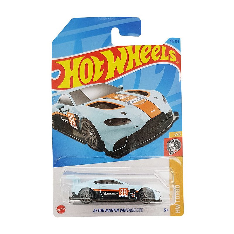 Hot Wheels - Aston Martin Vantage GTE - Plut Plat Boom Brinquedos