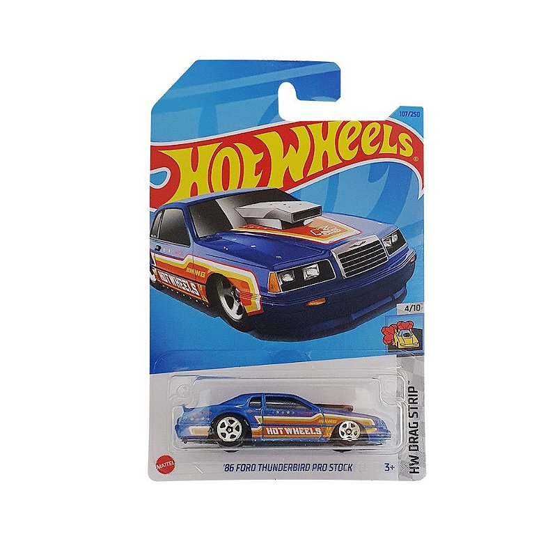 Hot Wheels Premium Boulevard #104 - 86 Ford Thunderbird Pro Stock - Modèle GJT68 Neuf