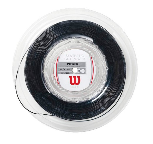 Wilson , Set Di Corde Da Tennis ALU Power 130 Unisex-Adulto, Argento, 220 M Bobina - Foto 6