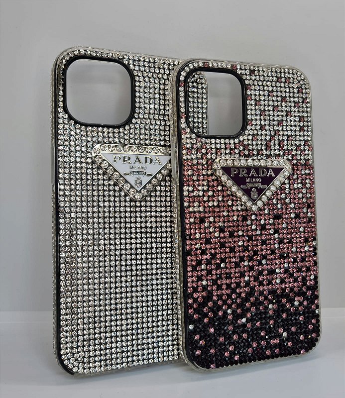 CASE IPHONE PRADA CRISTAL - Eleven Cases | Acessórios para Celulares