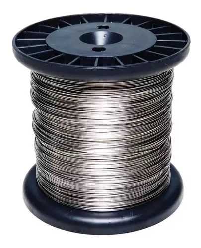 Arame de aco inox 0.45mm - 500g - Casa da Segurança