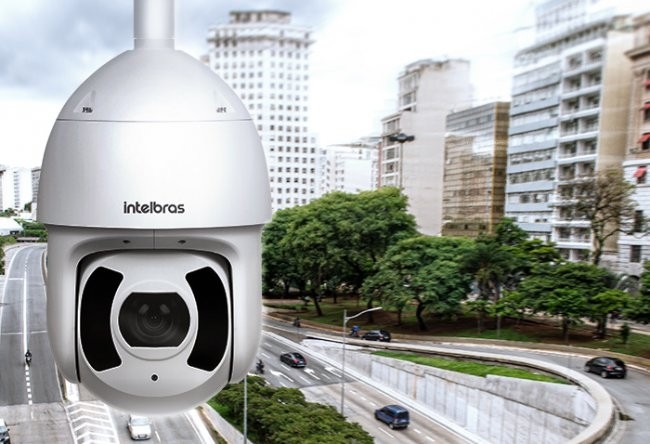 Camera speed dome vip 7245 sd ir ia ft intelbras - Casa da Segurança