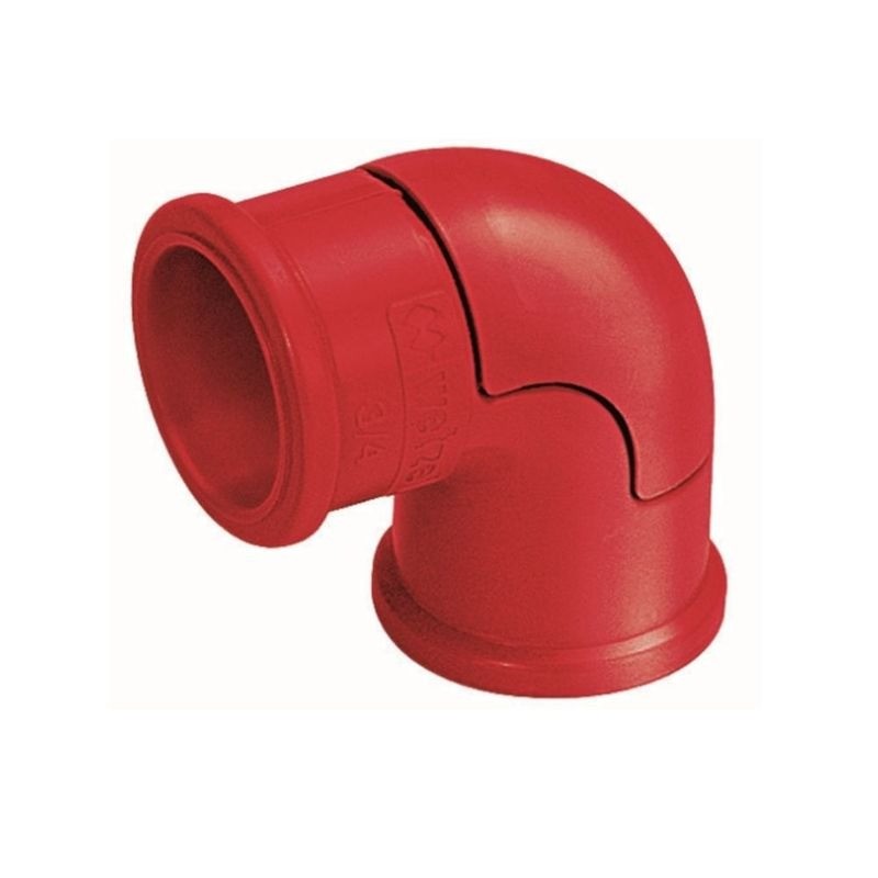 Cotovelo com Janela PVC 3/4 Vermelho