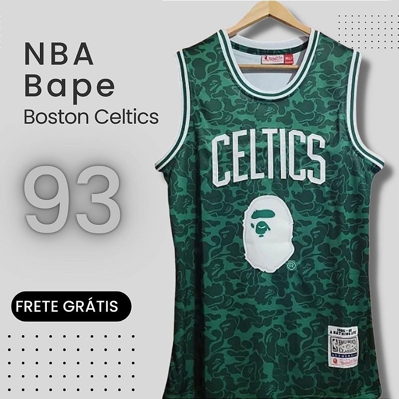 Camisa Bape Mitchell & Ness Boston Celtics