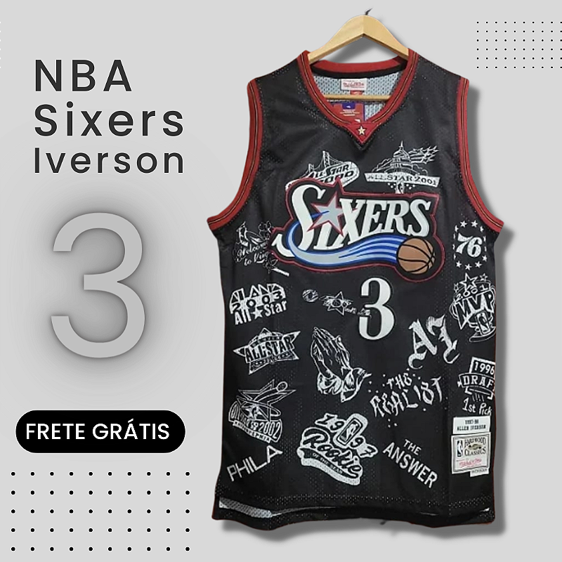 Camisa NBA 76ers Iverson 1997/98 Edição Especial