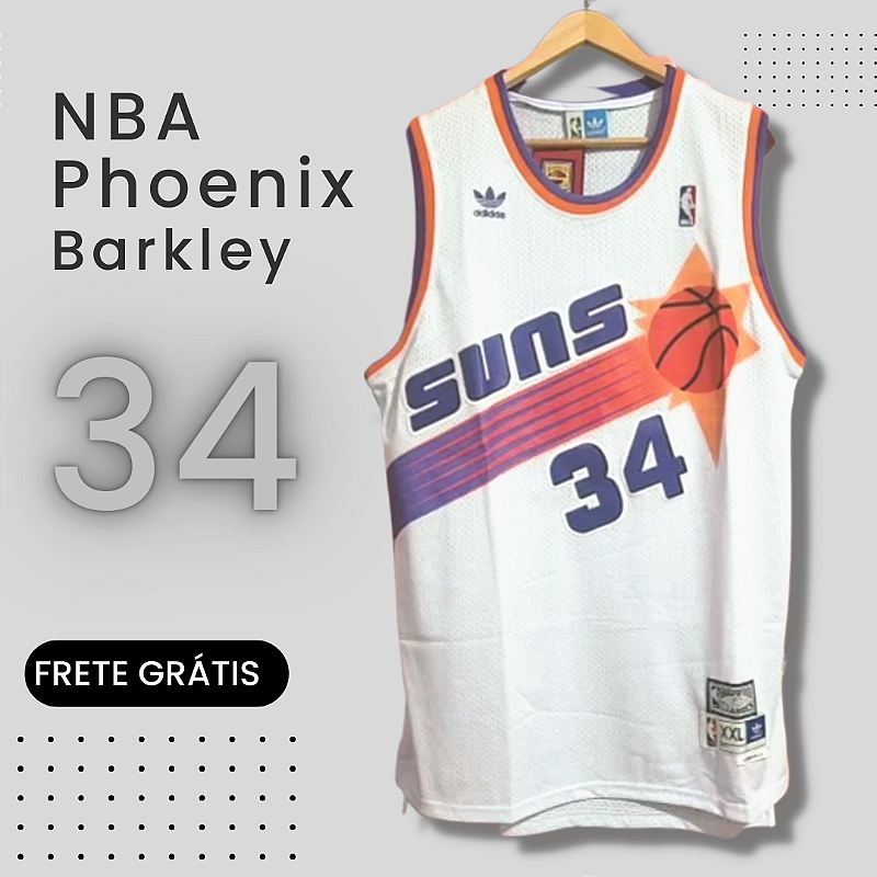 Camisa NBA Phoenix Suns - Charles Barkley Retrô