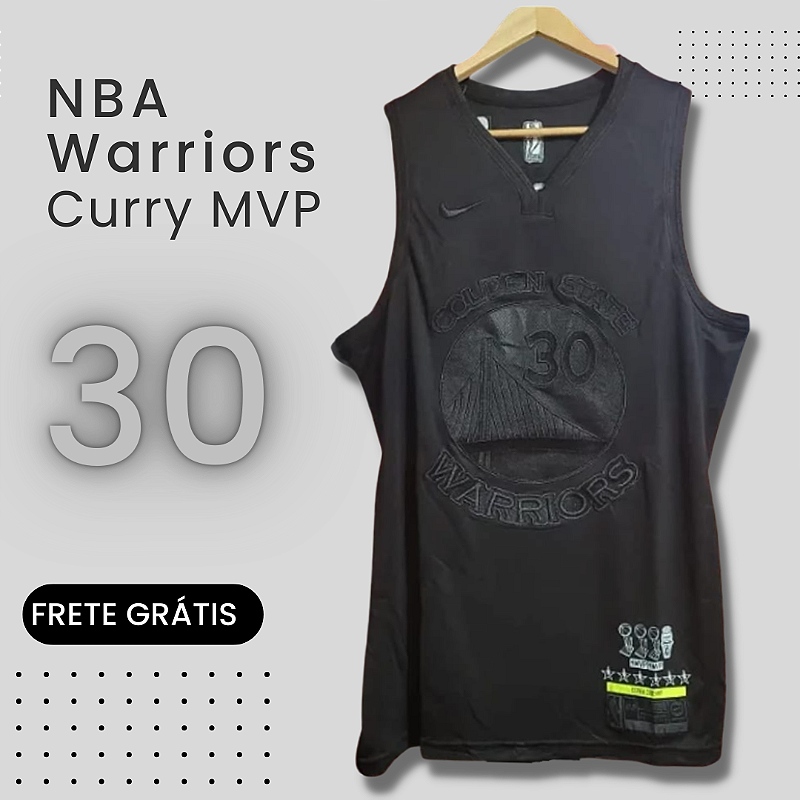 Camisa NBA Golden State Warriors Stephen Curry MVP
