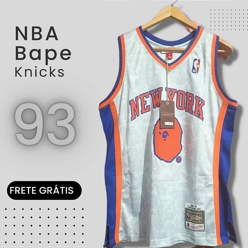 Camisa Bape Mitchell & Ness New York Knicks