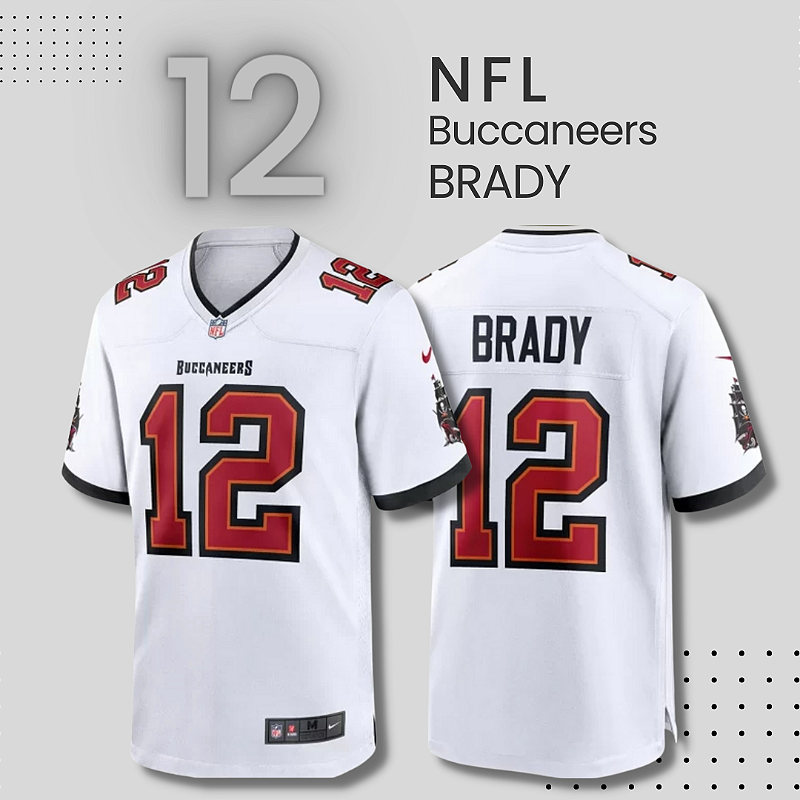 Camisa NFL Tampa Bay Buccaneers - Tom Brady Branca