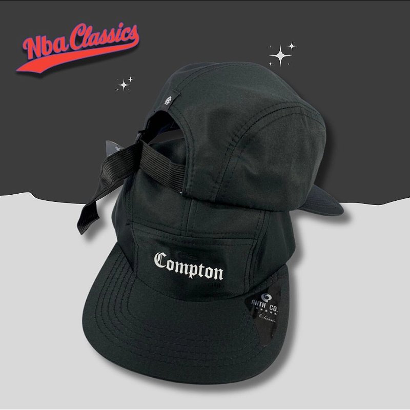 Boné Anth CO Five Panel Comptom Aba Reta