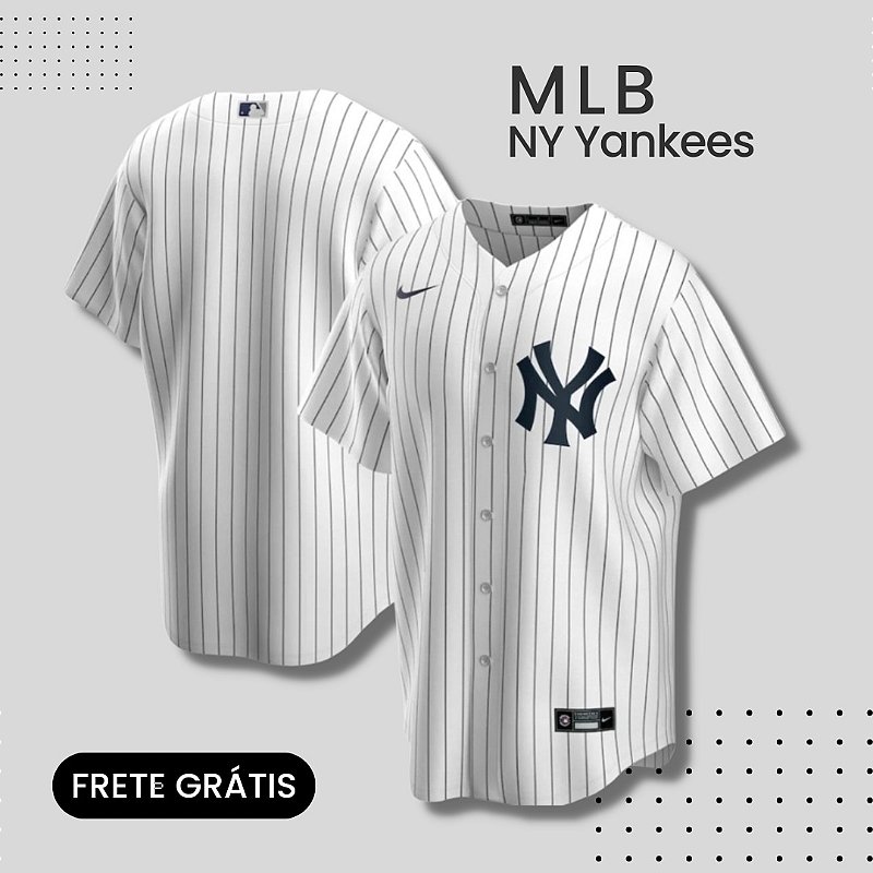 Camisa MLB NY Yankees Branca