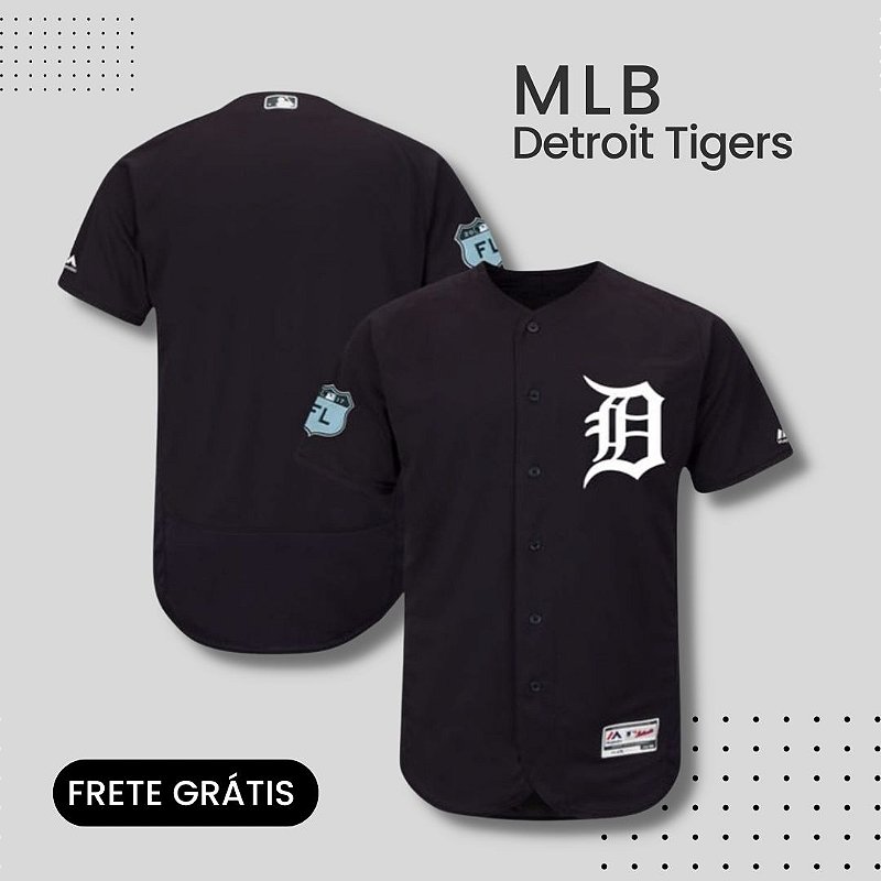 Camisa MLB Detroit Tigers Marinho