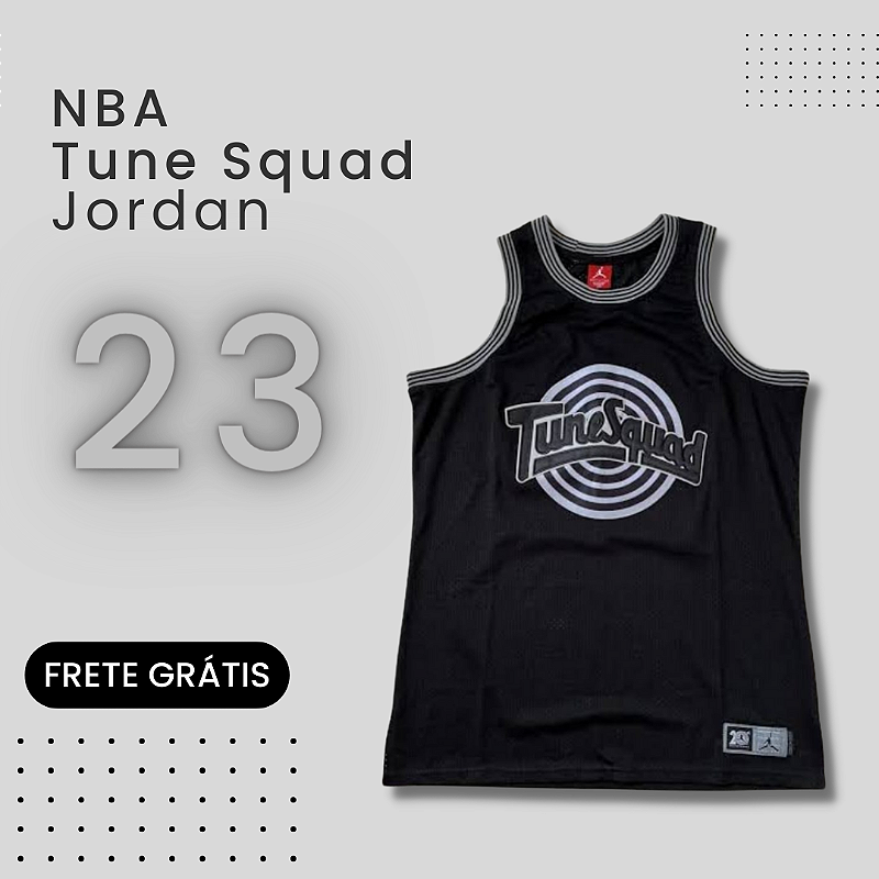 Camisa NBA Tune Squad Jordan Preta