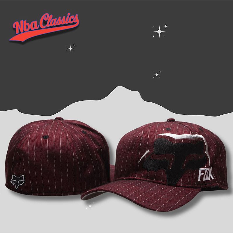Boné Fox Aba Curva Fechado Flex
