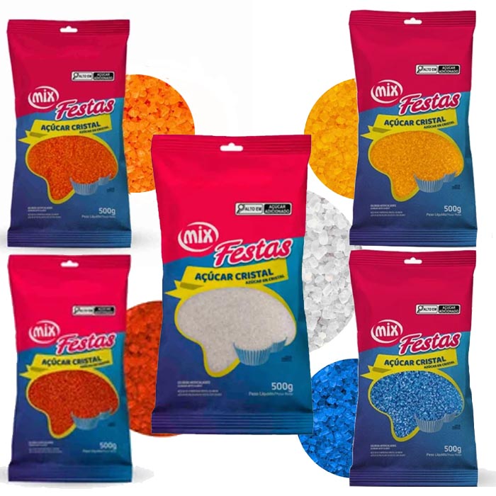 Açúcar Cristal Mix 500g