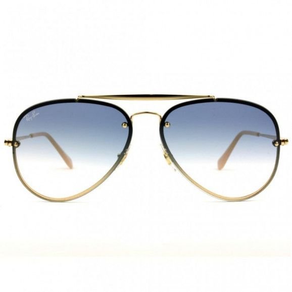 Óculos de Sol Ray-Ban RB3584 Blaze Aviador azul degrade - Império das Lentes