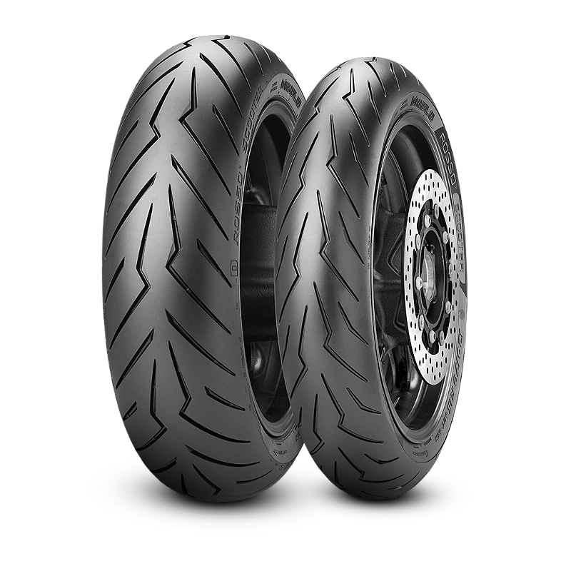 Par Pneus Pirelli Diablo Rosso Scooter 120/70-17+160/60-15 - Fisch