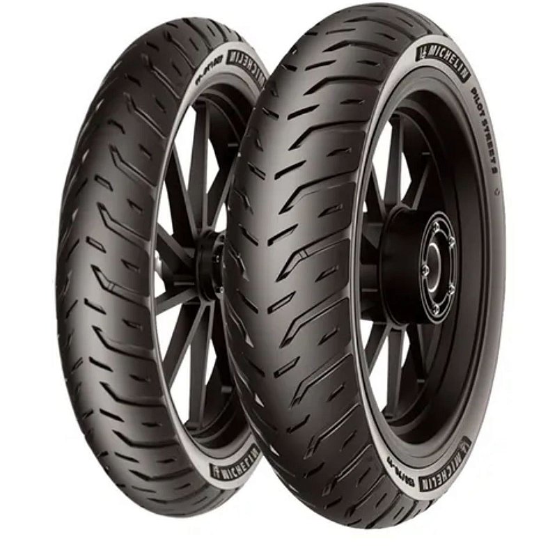 Par Pneus Michelin Pilot Street 2 110/70-17 59S TL + 140/70-17 66S