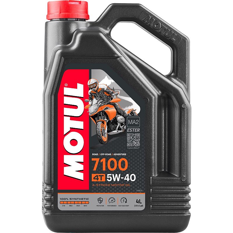 Óleo Motul 7100 5W40 4T 4L Sintético - Fisch Moto Center