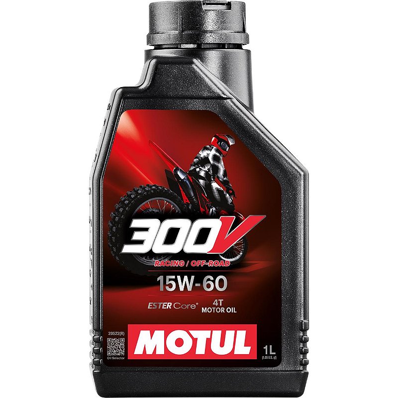 Óleo Motul 300V Factory Line Off-Road 15W60 1L Sintético - Fisch