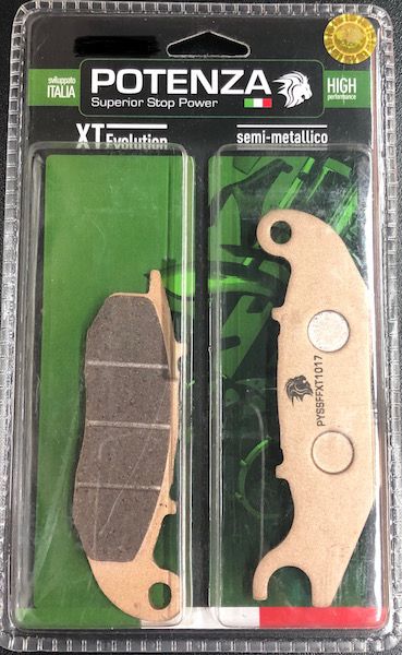 Pastilha de Freio Potenza PTZ375 XT Semi-Metálica GG - Fisch Moto