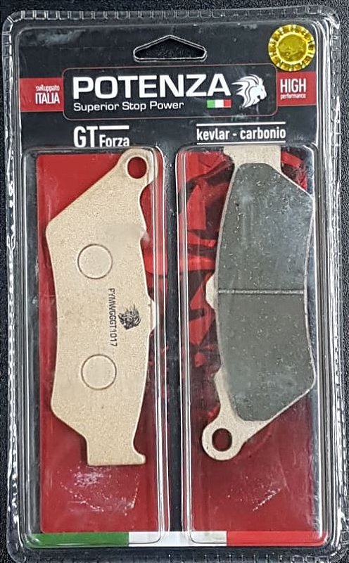 Pastilha de Freio Potenza PTZ209 GT Kevlar Carbono GG - Fisch Moto