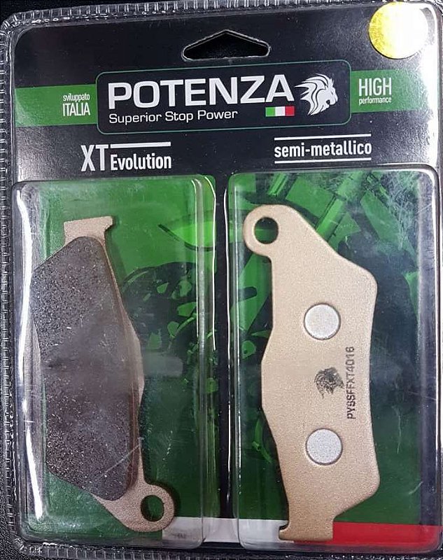 Pastilha de Freio Potenza PTZ181 XT Semi-Metálica GG - Fisch Moto