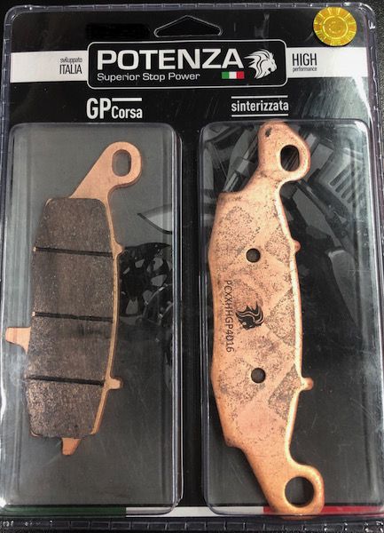 Pastilha de Freio Potenza PTZ229 GP Sinterizada HH - Fisch Moto Center