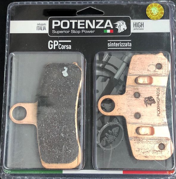 Pastilha de Freio Potenza PTZ525 GP Sinterizada HH - Fisch Moto Center